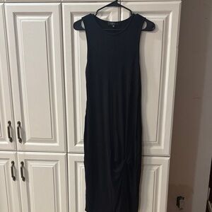 Dynamite Classic Black Midi Dress